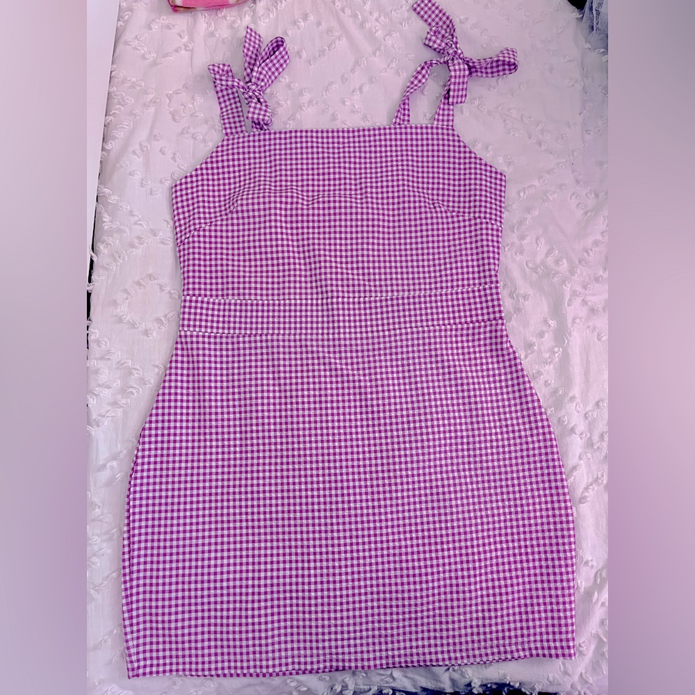 Beautiful spring summer dress , size XL, and pretty purple color